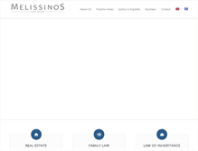 Tablet Screenshot of melissinos-law.com